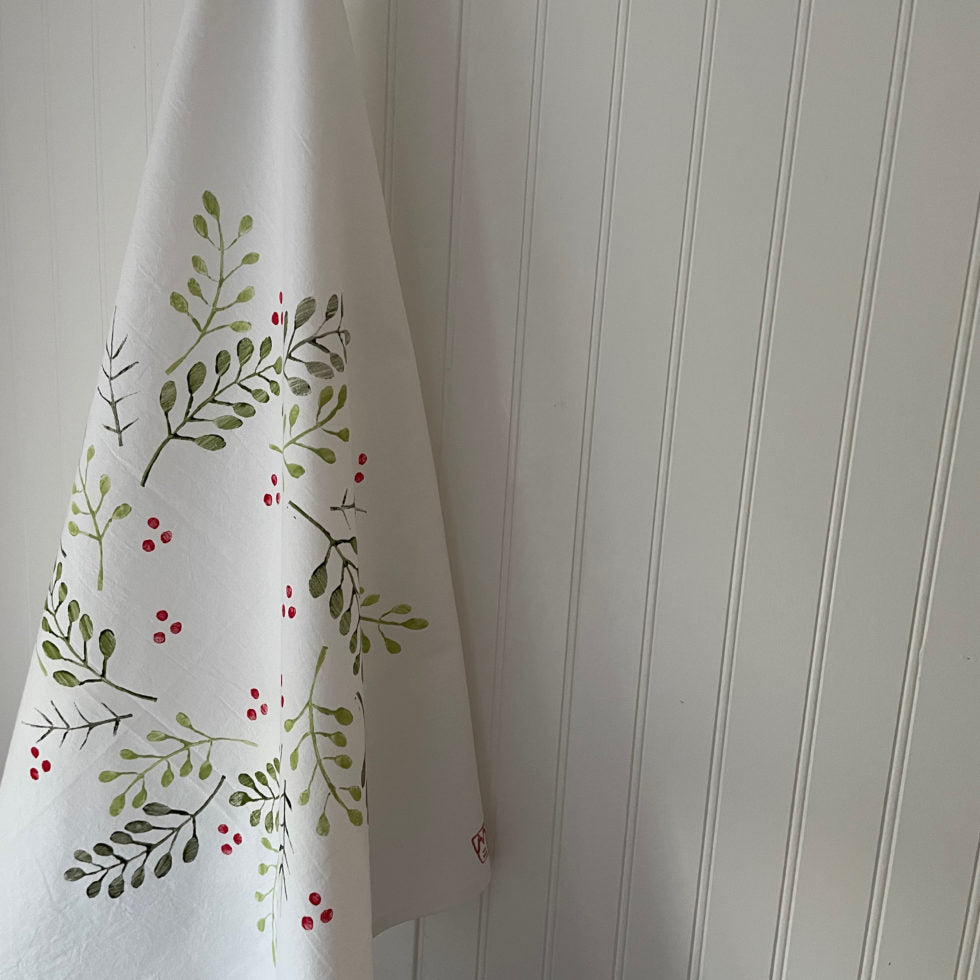 Flour Sack Towel - Holiday Berry