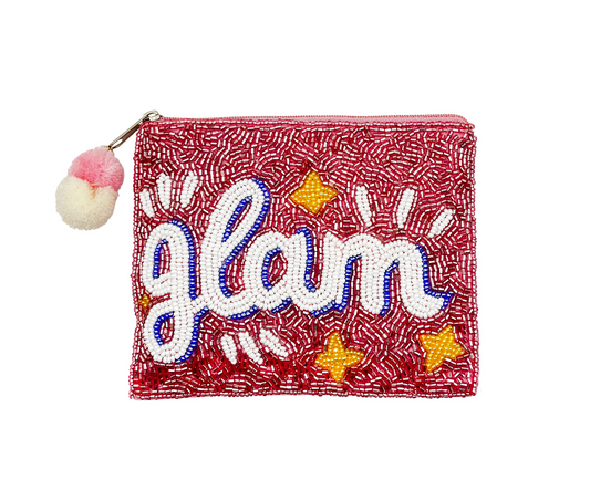 Glam Beaded Coin Pouch