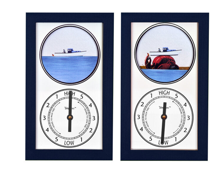 Tide Clock Lobster Boat sunstruckri