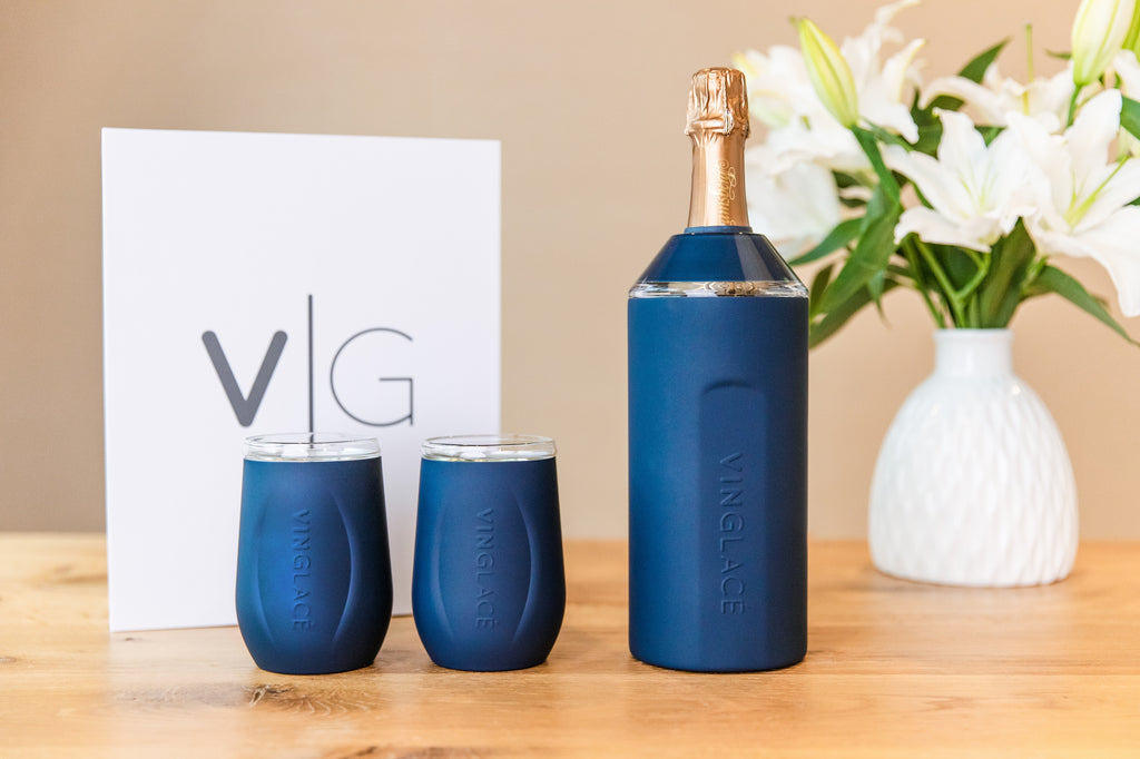 Vinglace Sea Glass Wine Chiller