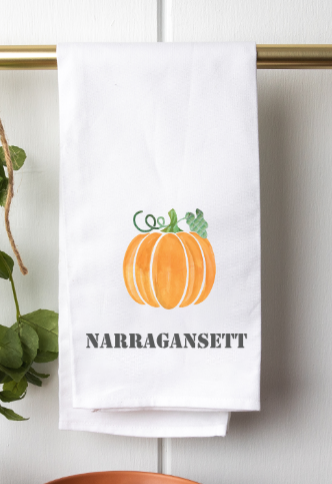 Narragansett Single Pumpkin Tea Towel