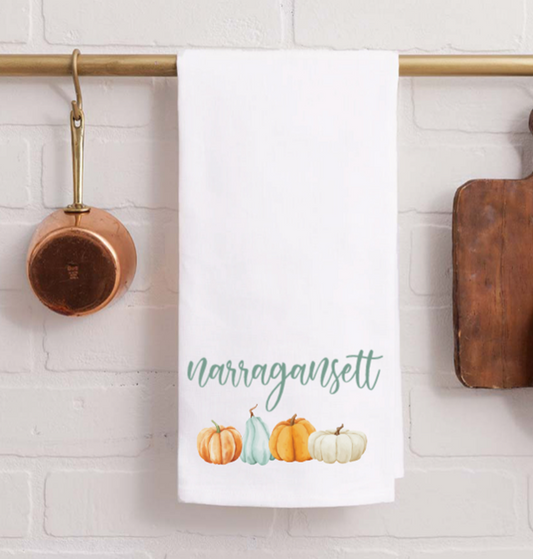 Narragansett Pumpkin Tea Towel