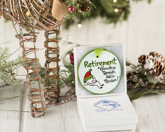 Retirement Hand-Painted Ornament