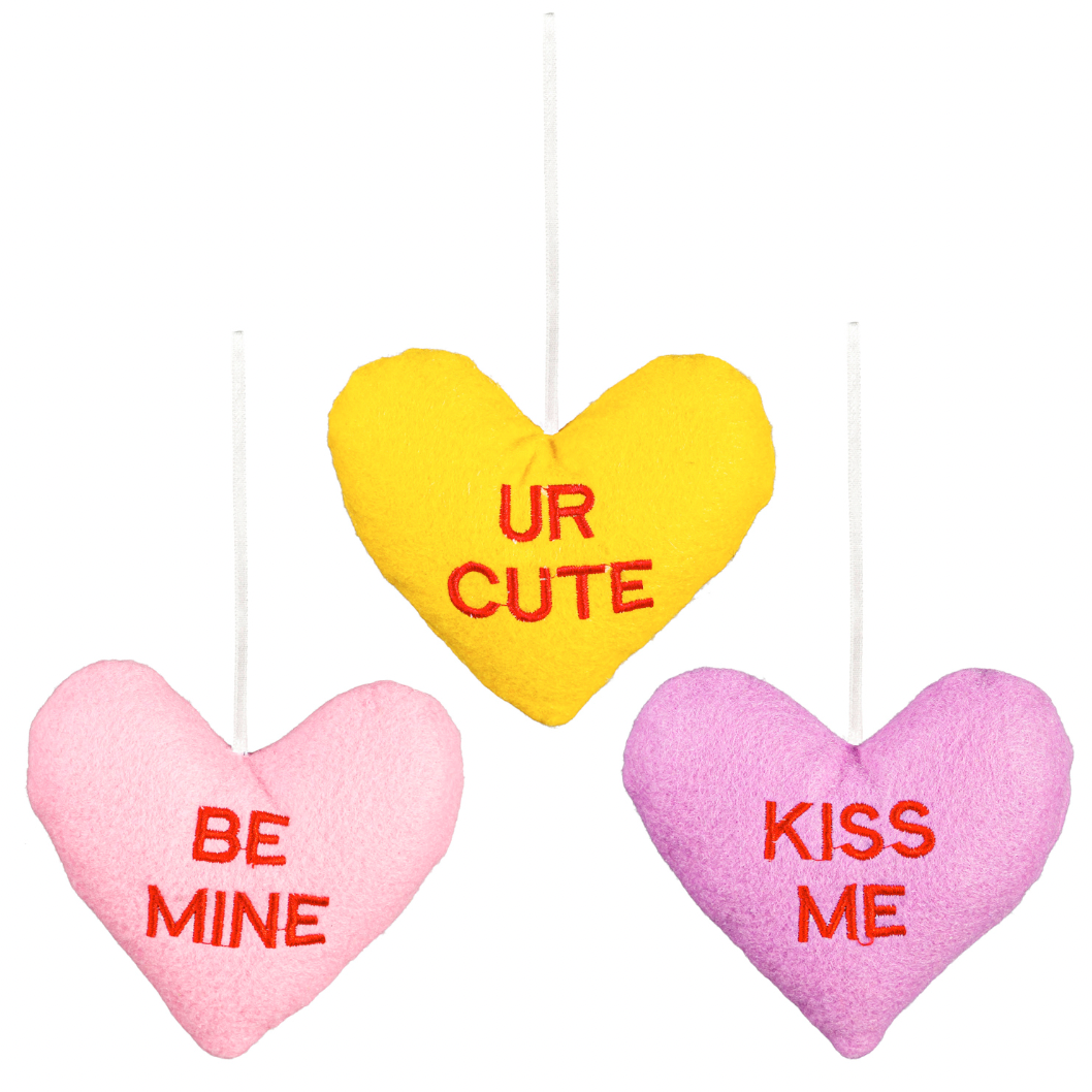 Candy Heart Fabric Hanging Décor