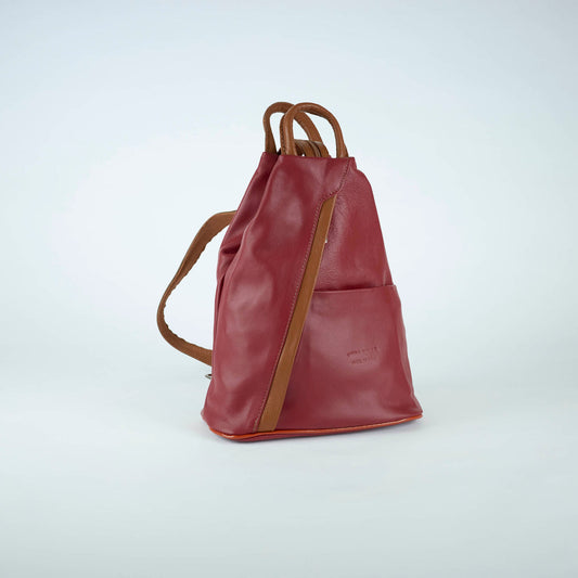 Vernazzo Backpack Red / Brown
