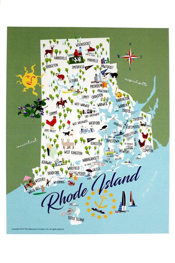 Rhode Island Sticker