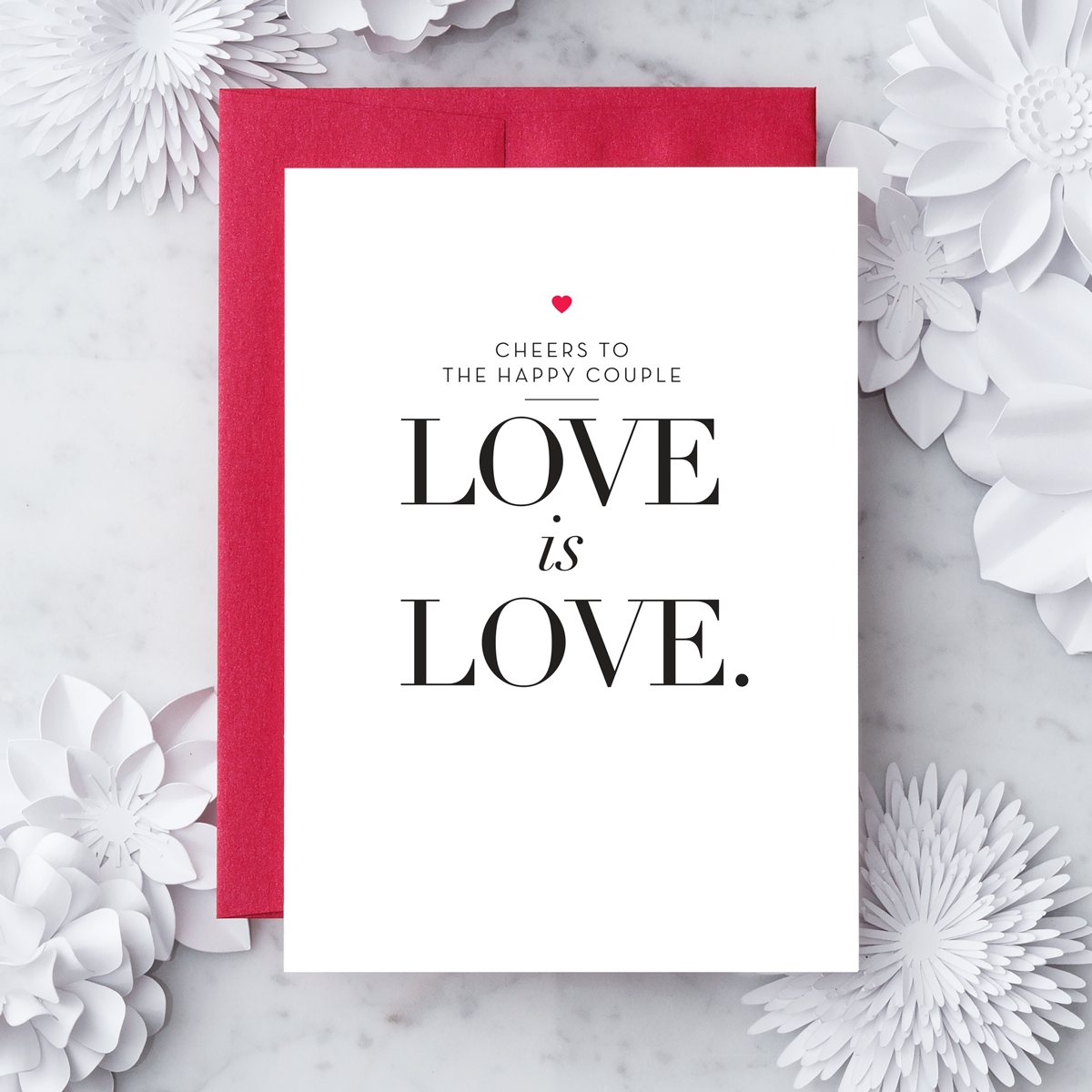 ME02 - Love is Love Wedding Card