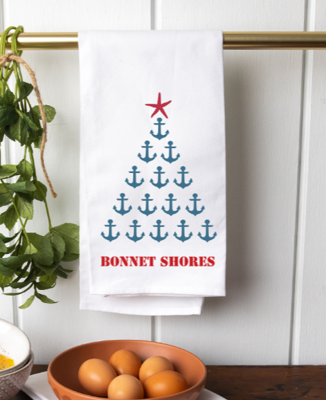 Anchor Tree Bonnet Shores Tea Towel