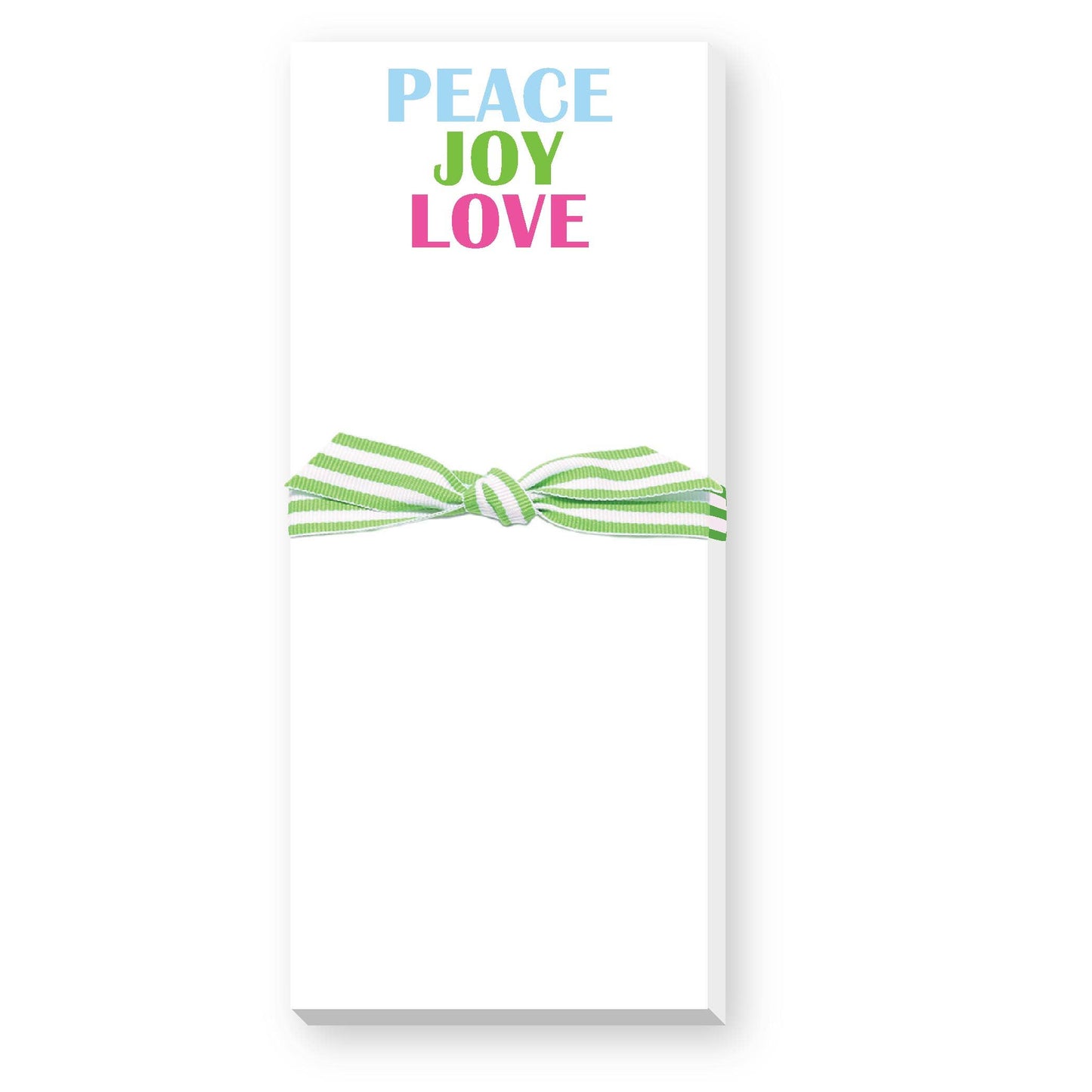 Peace Love Joy Notepad