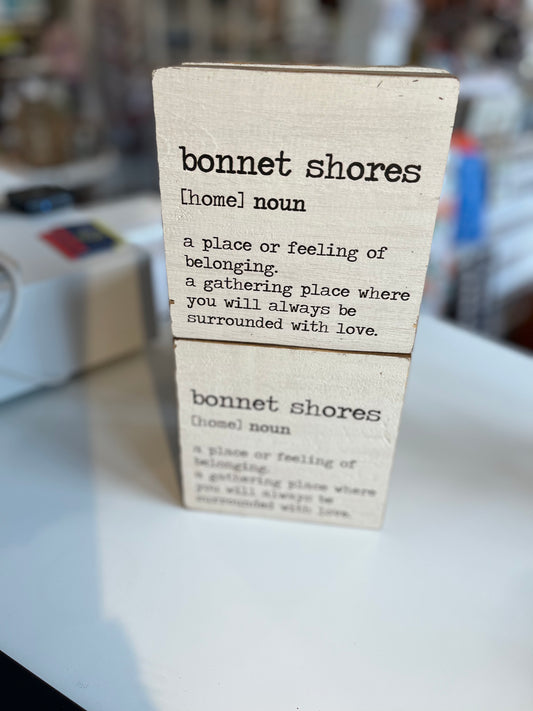 Bonnet Shores Block definition