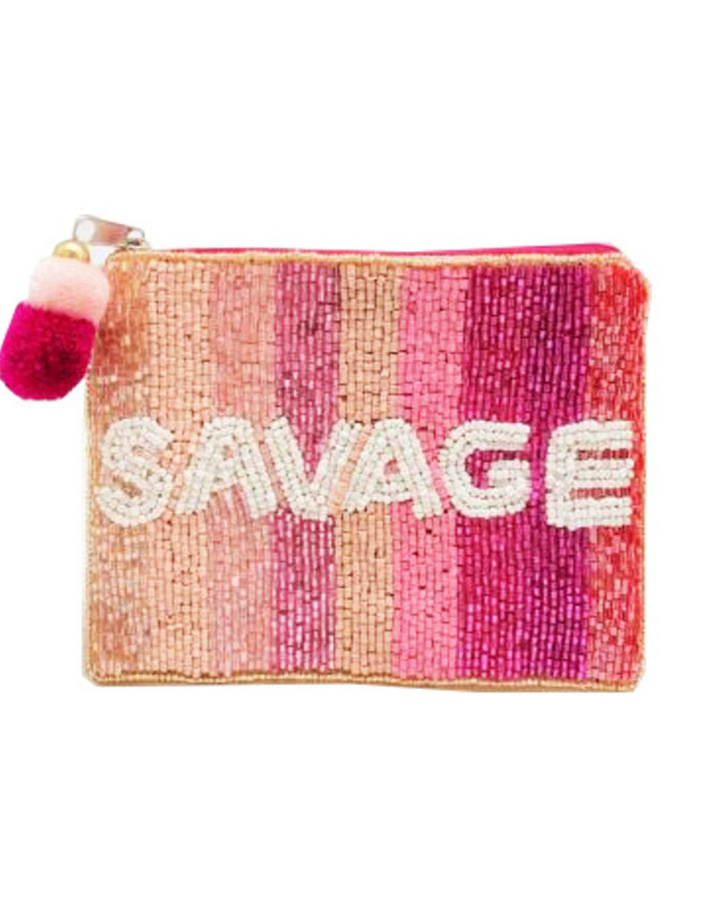 Savage Beaded Coin Pouch