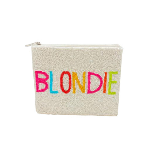 Blondie Beaded Coin Pouch